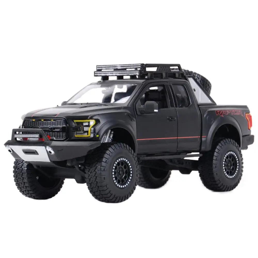 Maisto 1:24 2017 Ford F-150 Raptor Mais Off-Road Kings Pickup Truck Static Diecast Alloy Model Car