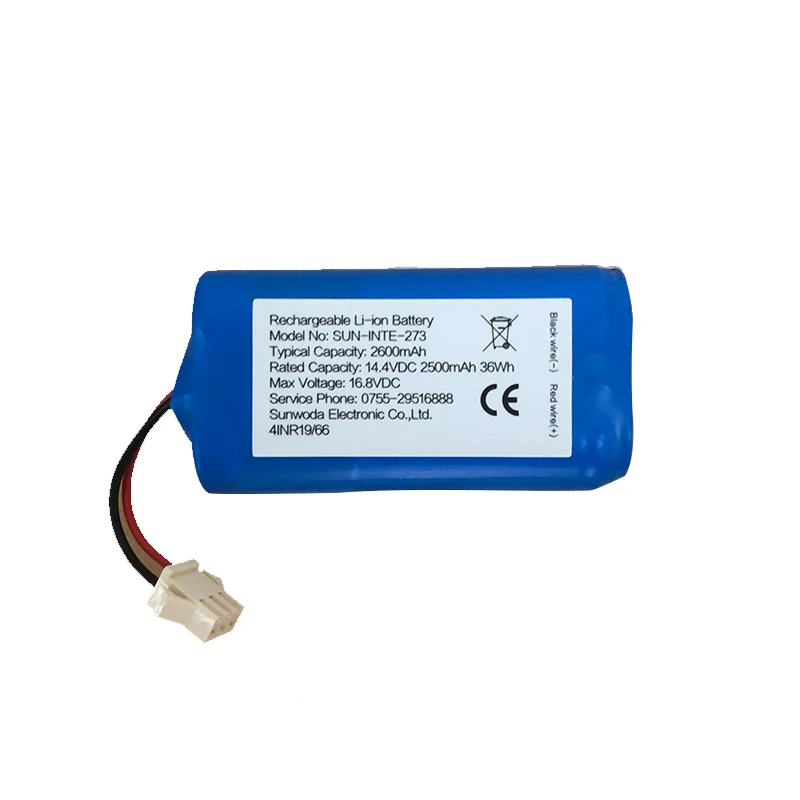 Batterie de Remplacement au Lithium-ION 14,8 V, Batterie d'aspirateur Robot aspirateur Batterie au Lithium de Remplacement Rechargeable pour aspirateur A4S A6 V7