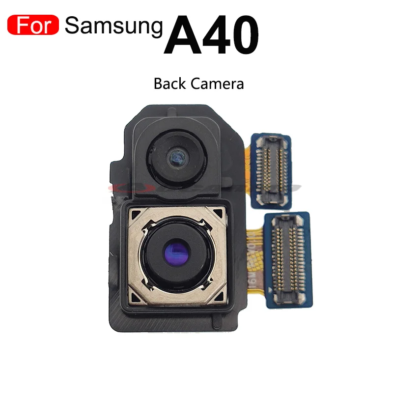 Main Big Rear Camera Module & Front Camera Flex Cable For Samsung Galaxy A10 A20 A30 A40 A50 A51 A60 A71 Replacement Part