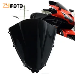 Motorcycle Double Bubble Windshield WindScreen Screen For KAWASAKI NINJA ZX14R ZZR1400 ABS 2006-2020 2019 2018 ZX 14R ZZR 1400