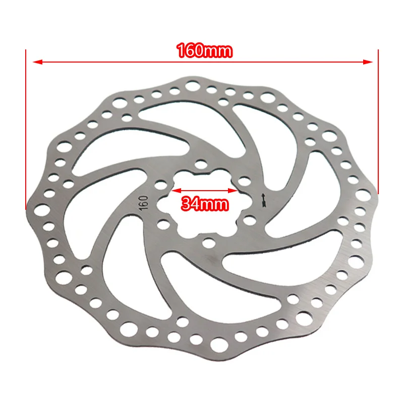 For Xiaomi Electric Scooter M365 Disc Brake  6 Holes 140mm 160mm   Rear Wheel