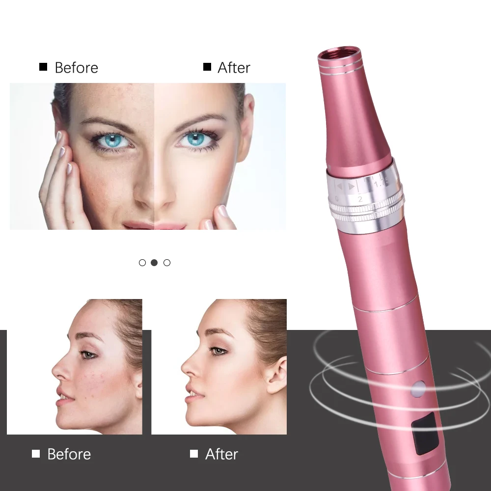 Wireless Ultima Dr Pen Professional Derma Pen with 2pcs Cartridges Microneedling Skin Care Device Home Use Beauty Machine