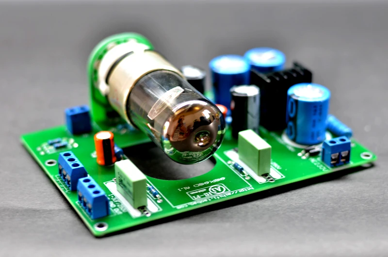 Lastest 6N8P(6H8C 6SN7) Vacuum Valve Tube Pre-Amplifier Stereo HiFi Preamp Board