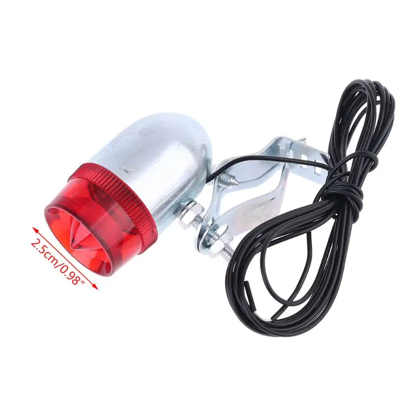 Aluminum Vintage Classic Bicycle LED Rear Tail Light Steel City Road Bike Retro 448D