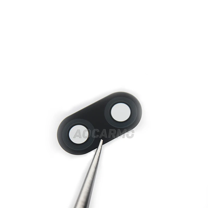 Película de vidro aocarmo para câmera traseira, com adesivo, peça de reposição para huawei p20 lite