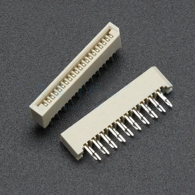 1.0mm1.25 pitch FPC/FFC Connector LCD Flexible Flat Cable Socket Double Row DIP Straight Pin Type 4 6 8 10 12 14 16 20 30 31 Pin