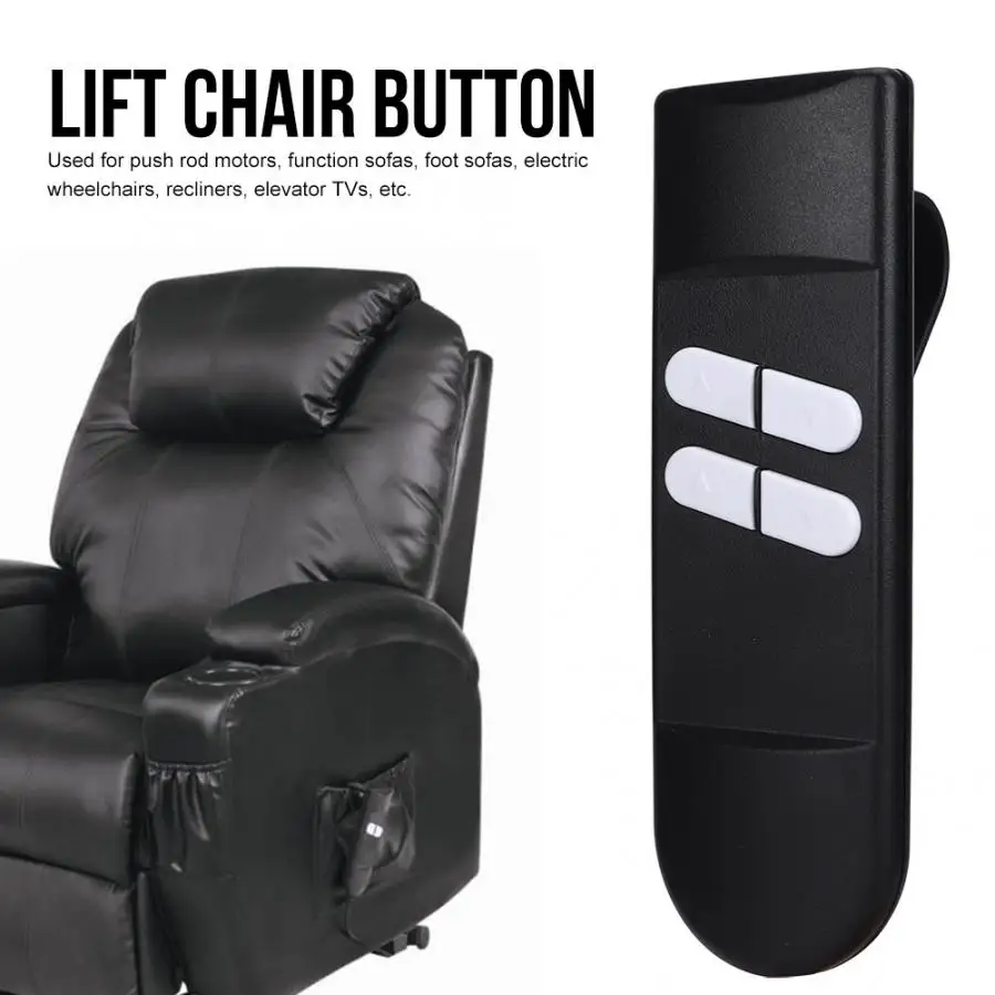 Lift Chair Button Electric Recliner Controller 4 Button for Lifting Chair Electric Sofa Manual Hand Controller