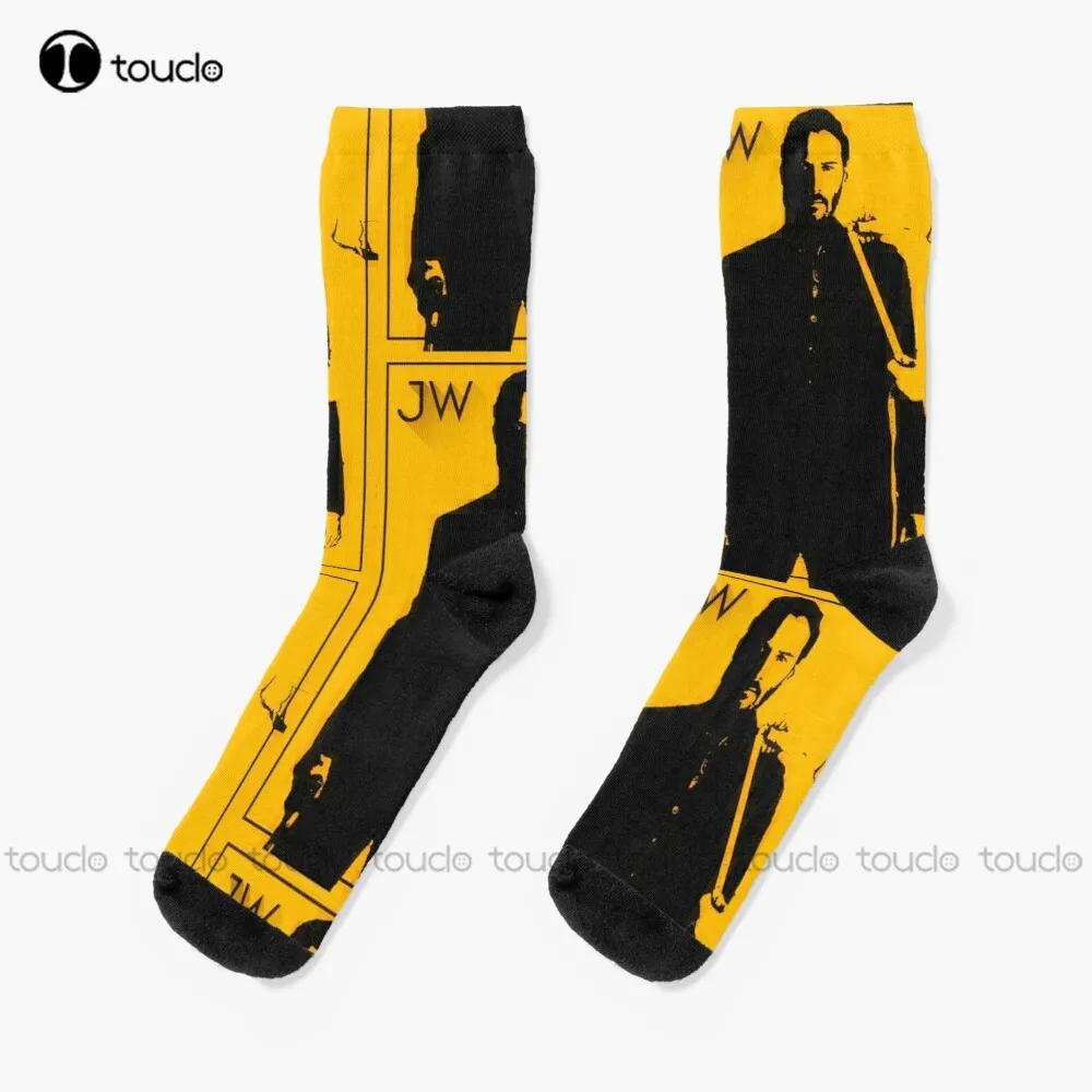 

John Wick Socks Running Socks Unisex Adult Teen Youth Socks Personalized Custom 360° Digital Print Hd High Quality Funny Sock