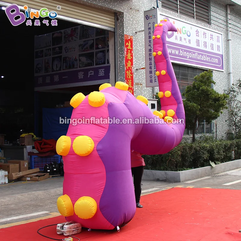 

Factory Outlet 3mH Purple Octopus Balloon for Decoration / Inflatable Double Suction Cup Octopus Tentacles for Display Toys