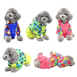 Pet Dog Clothes Winter Warm Dog Waterproof Coat Thicken Pet Clothing For Small Dogs Costume Jumpsuit Hoodies Jacket Pet Outfits