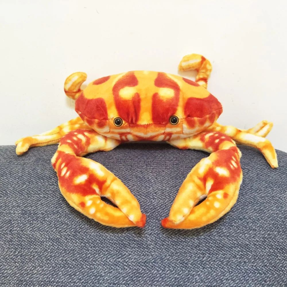 Children Plush Toy Baby Kids Stuffed Christmas Birthday Gift Big Size Simulation Crab