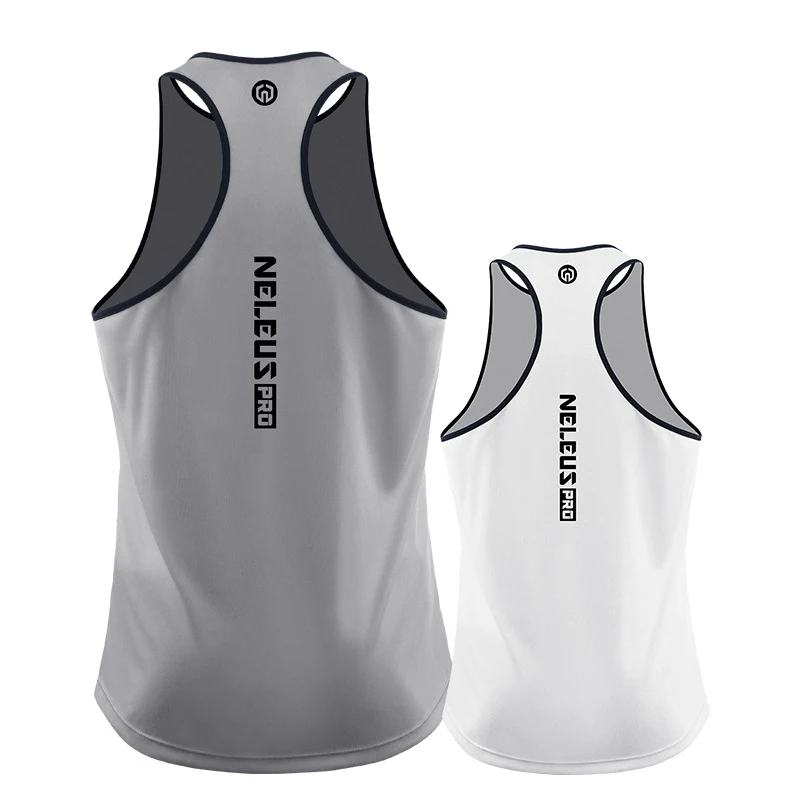 Jogger Jogging Vest Sleeveless Shirts Football Tops Male Bodybuilding Singlet Basketball Tank Weight Training Sportswear chaleco