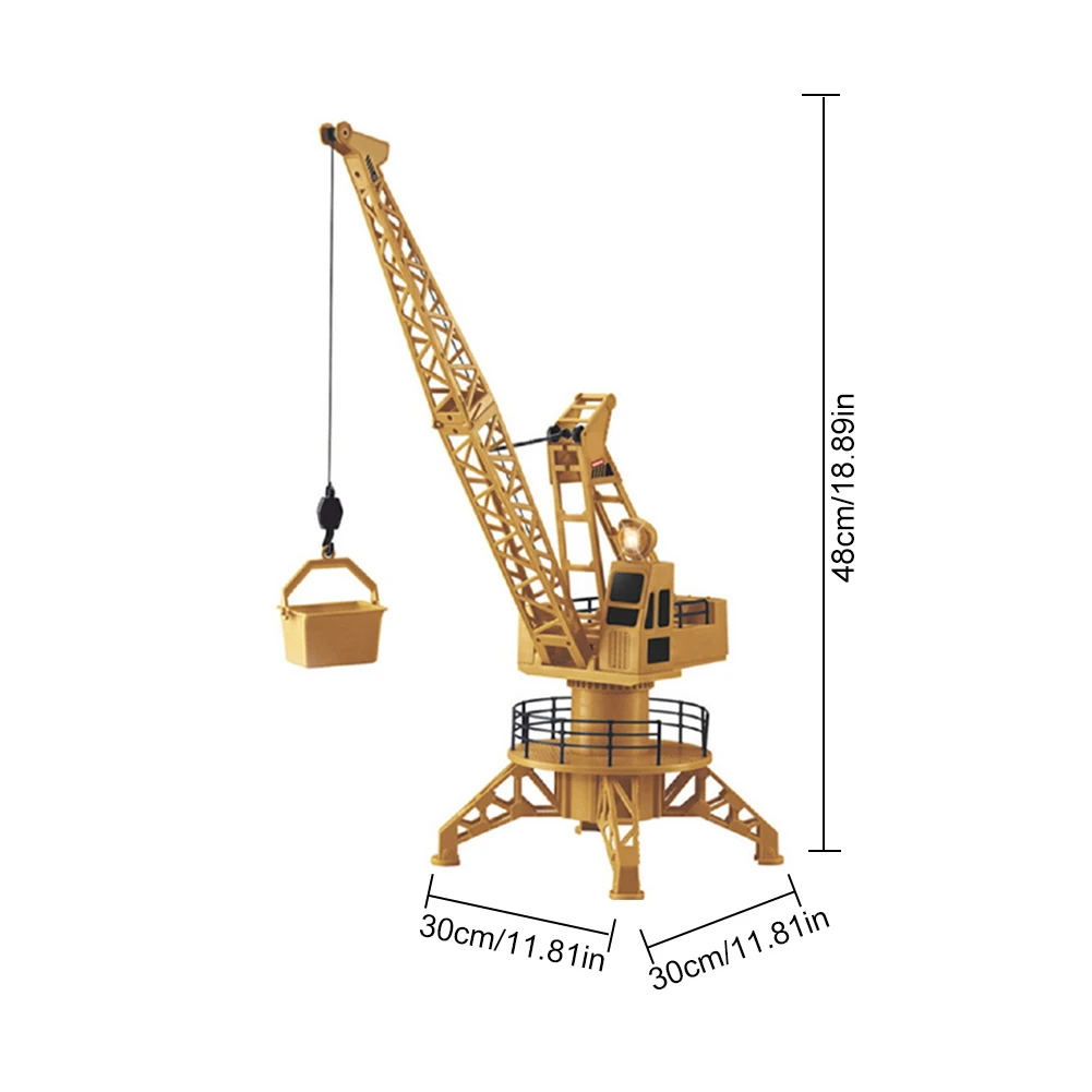 XM-6820 Electric Crane Remote Control Engineering Car Toy Tower Crane RC Big Hanging Tower Construction Truck Tractor