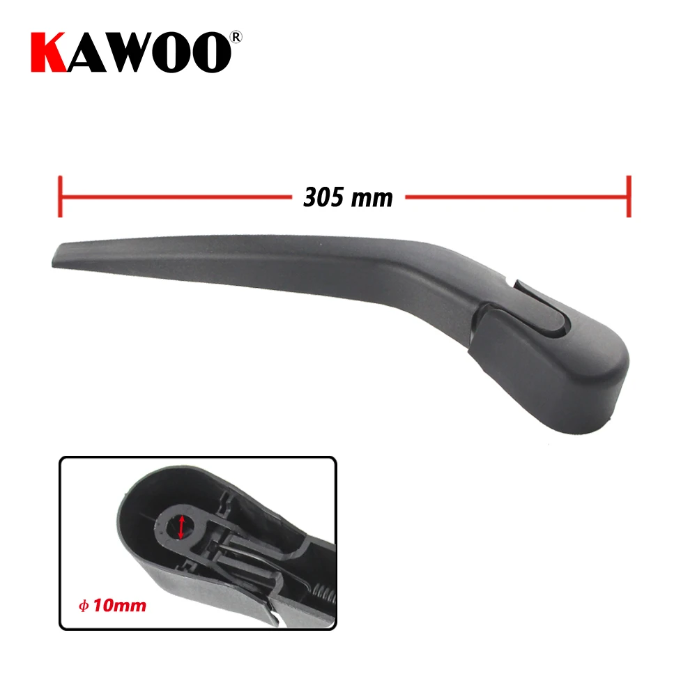 KAWOO Car Rear Wiper Blade Blades Back Window Wipers Arm For VOLVO V40  Hatchback (2013 Onwards) 285mm Auto Windscreen Blade