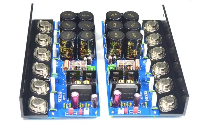 T350 high power amplifier board HIFI fever grade gold seal 12 tube 300W + 300W finished board (1 pair)