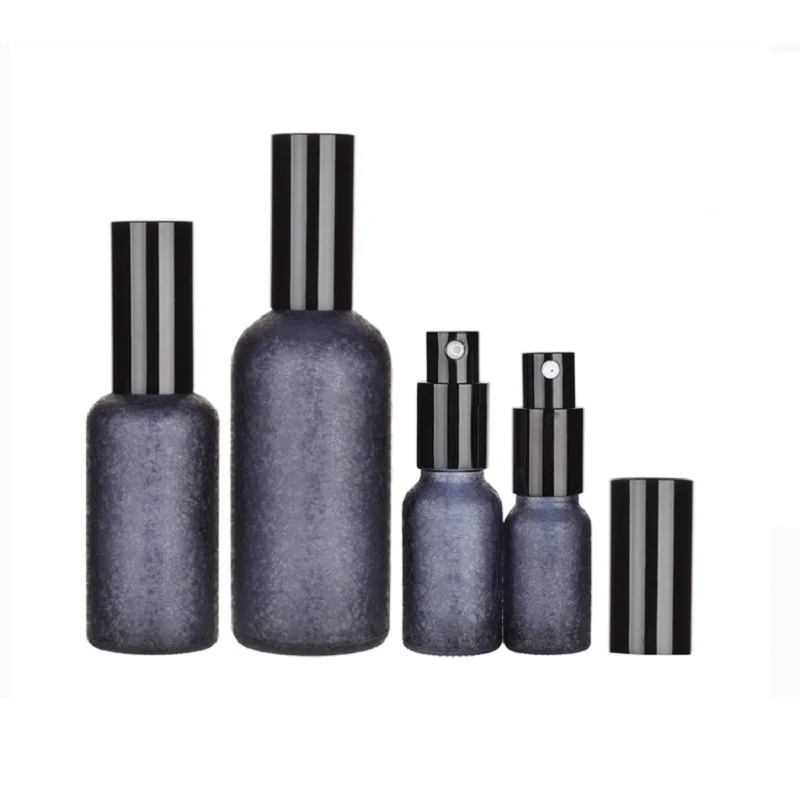 

10pcs Empty Mist Spray Ice Crack Atomizer Cosmetic Packaging Refillable 10ml 15ml 20ml 30ml 50ml 100ml Emulsion Lotion Bottles