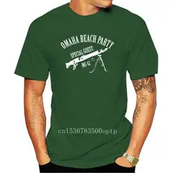 2019 New Summer Fashion T-Shirt MG42 OMAHA BEACH PARTY WW2 CULT Germany German Cotton Tee Shirt