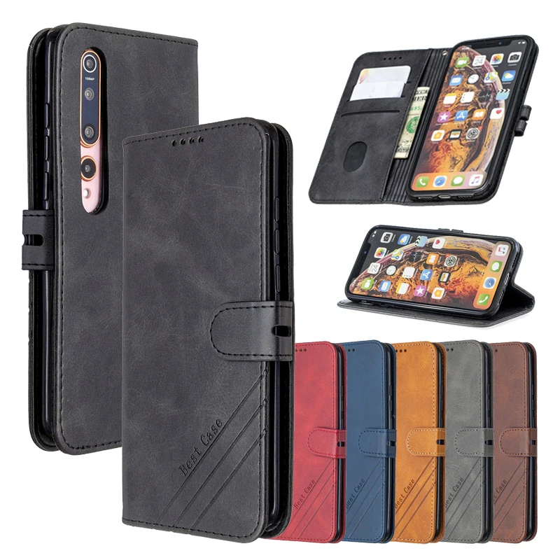 Leather Flip For Xiaomi Mi 10 Pro Case Xiomi Mi10 Ultra 10Pro Mi10Pro Xiaomi10 Coque Magnetic Stand Wallet Phone Cover