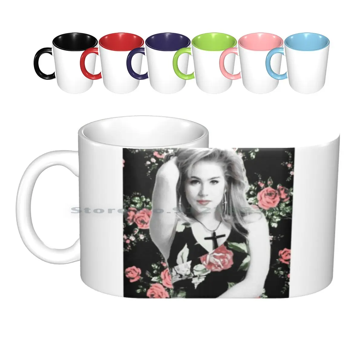 Bundy Ceramic Mugs Coffee Cups Milk Tea Mug Bundy Married With Children Christina Hot Chick 90s 90s Metal Goddess Music Comedy