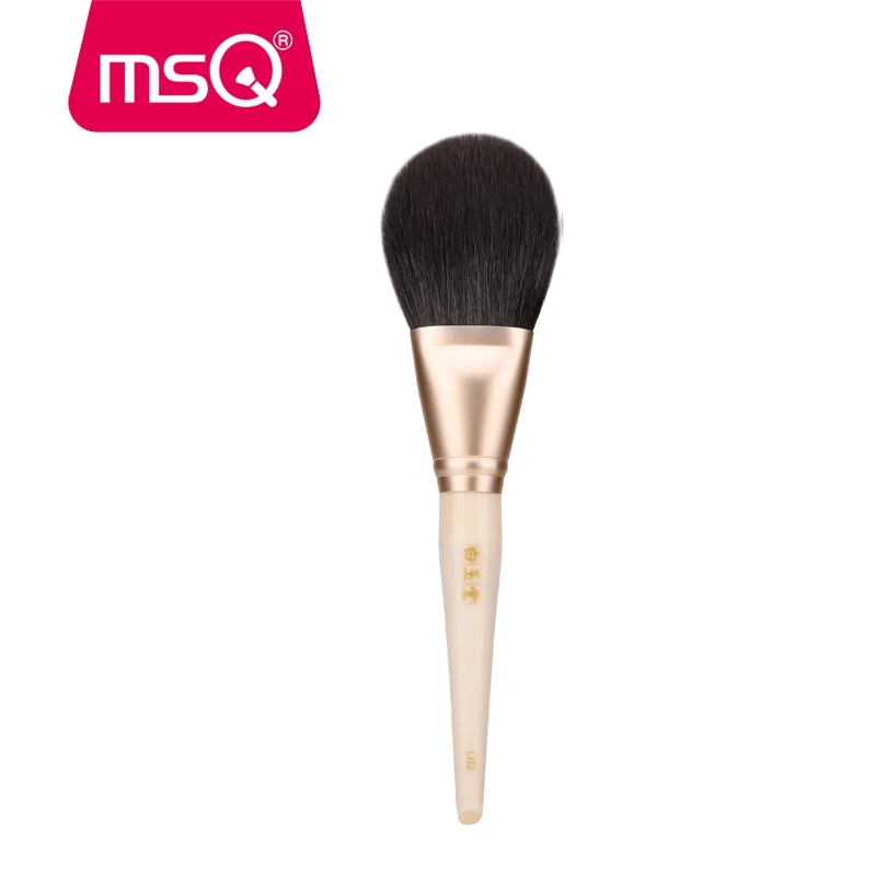 MSQ Makeup Brushes Set Foundation Blushes Fan Single Make up Brush Natural Goat hair 1PCS Powder Beauty Cosmetic Tools