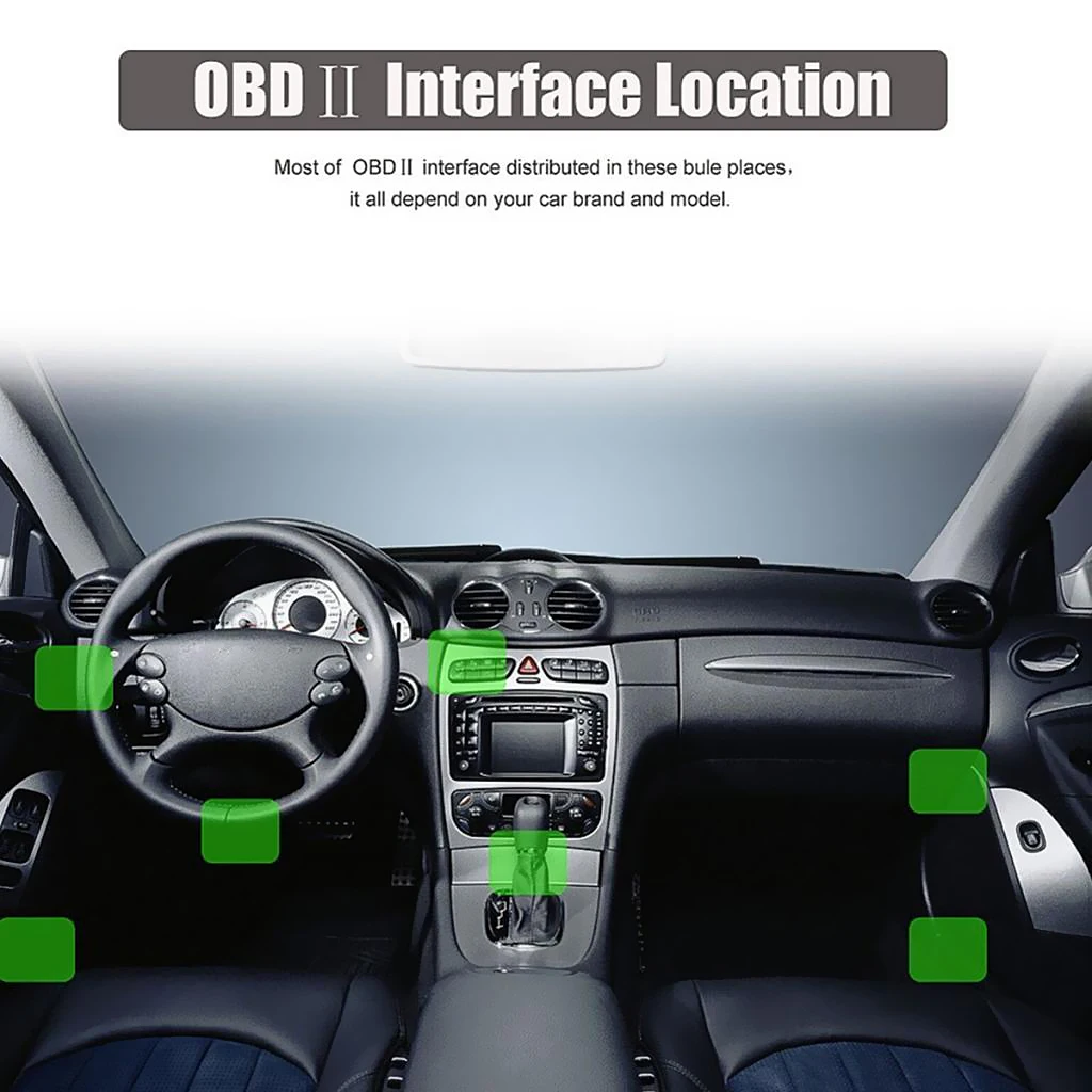 OBD II 16Pin to Mini USB Diagnostic Connect Cable for HUD Head up Display