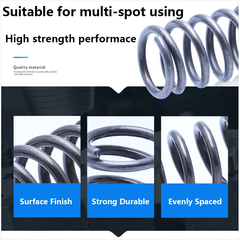 10Pcs Spring 1.4 mm Compression Spring Mechanical Return Pressure Release Y-shaped Coil Spring Steel Wire Outer Diameter 8-22mm
