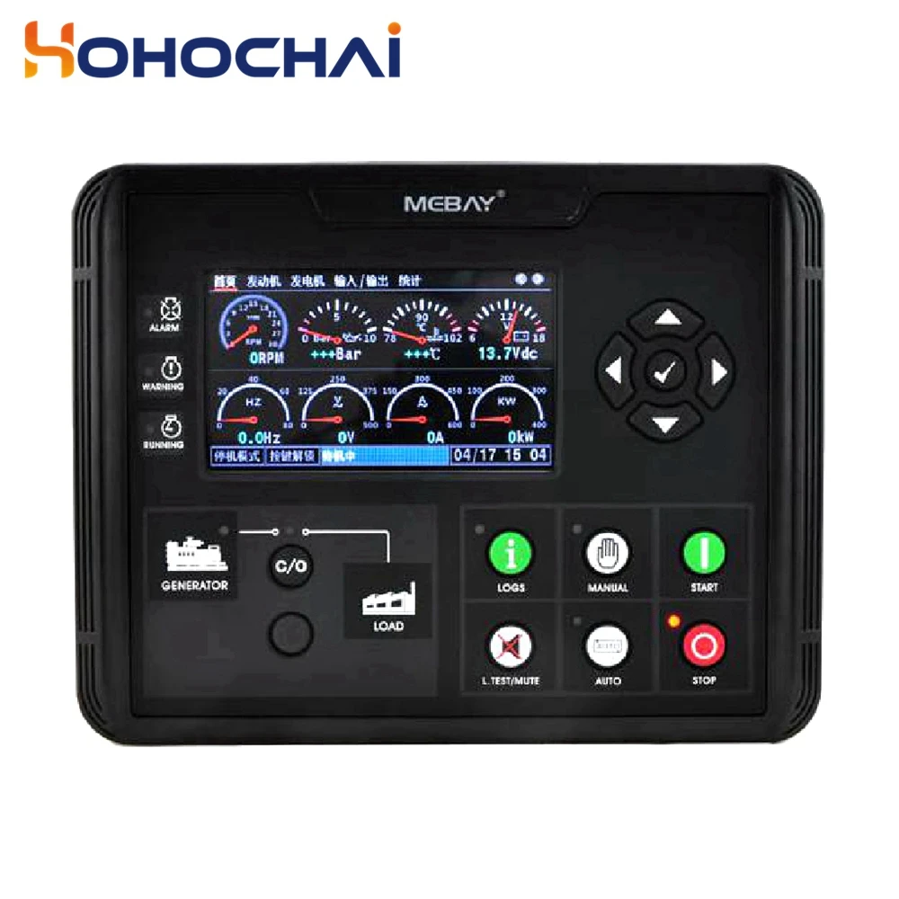 Gerador Diesel Controlador Display Lcd Painel de Controle para Parâmetros Genconjunto Monitoramento Dc60d Dc62d Dc60dr Dc62dr