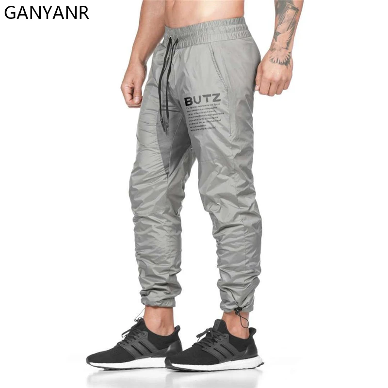 

GANYANR Jogging Pants Men Gym Sport Running Training Quick Dry Fit Leggings Trousers Trackpants Crossfit Bodybuilding Sweatpants