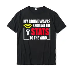 Funny Ultrasound Tech Sonographer Radiology Soundwave Stats T-Shirt Cotton Men Top T-Shirts Design Tees Fitted