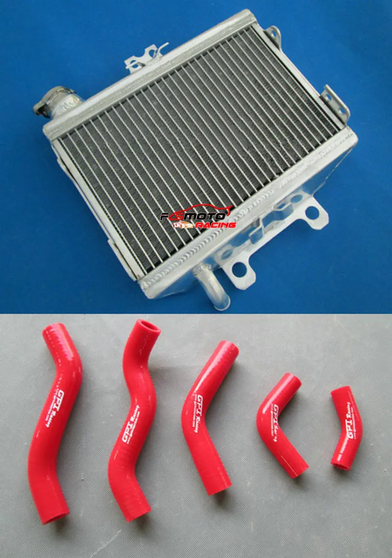 

All Aluminum Radiator + Silicone Hose Racing For Honda CR125 CR125R 98 99 CR 125 R 1998 1999 98 99