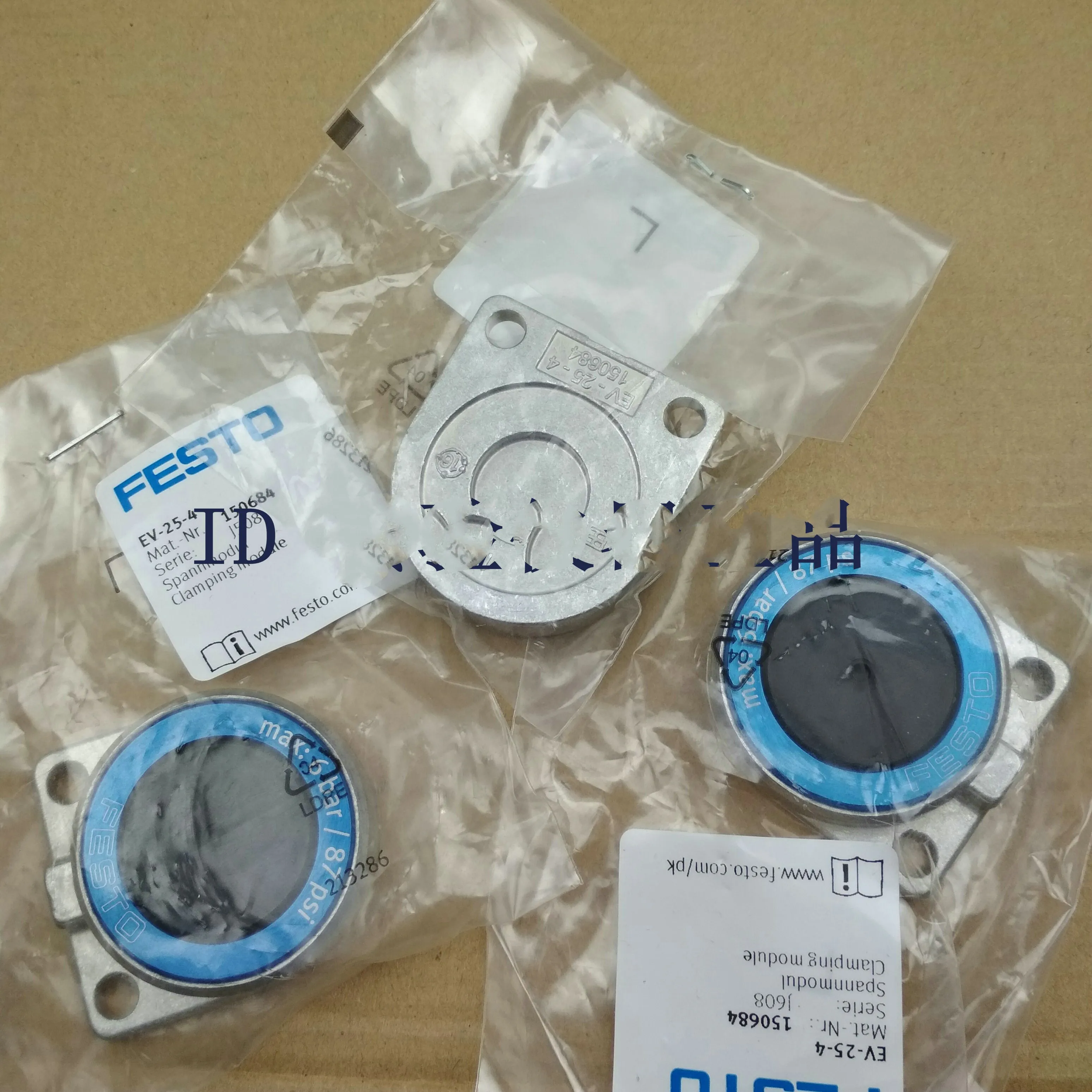 FESTO diaphragm clamping cylinder EV-12-3 150681 EV-20-4 150683 EV-25-4 150684 EV-32-5 150685 EV-16-4 150682