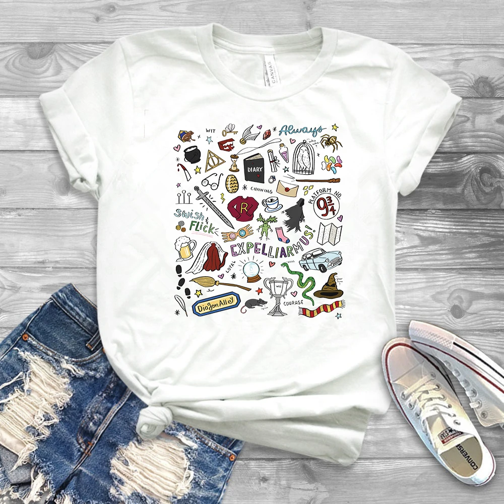 2019 Magical Wizarding World Book Lover Shirt Luna T-shirt Magical Lovegood  Graphic Tees HP fans Shirt