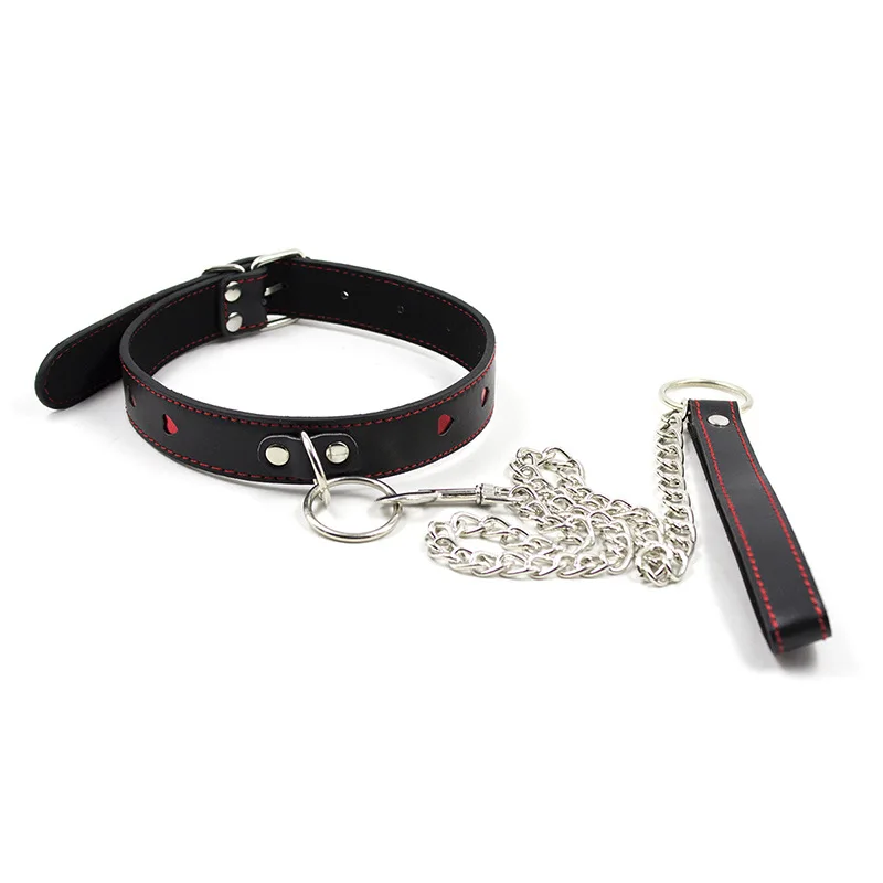 Adjustable Bandage Collar and Leash Sex Slave Necklace Pu Leather Bdsm Choker for Women Sexo Restraints Collar Sexual Gay Fetish