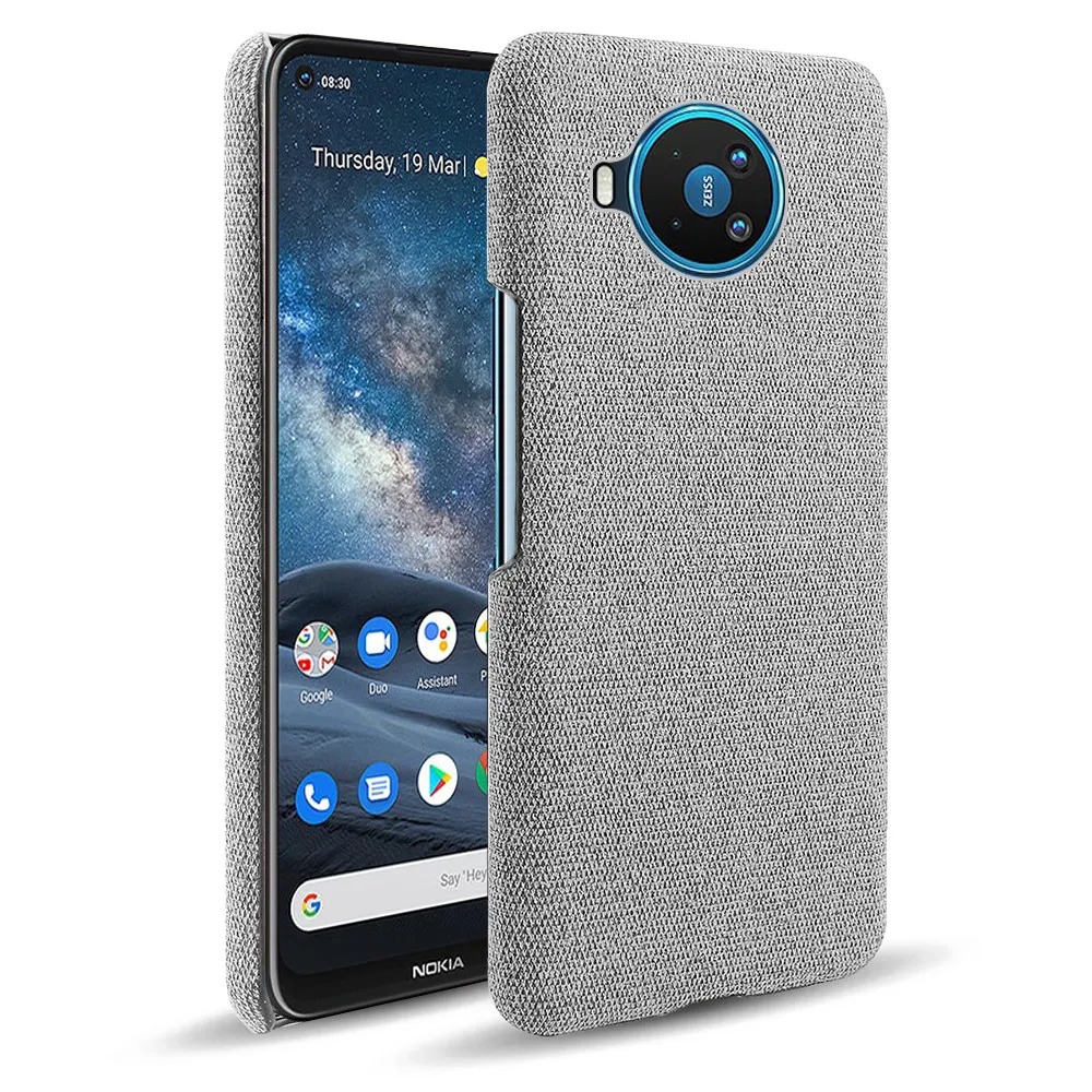 Cloth Cases For Nokia 8.3 5G Case Slim Retro Cloth Hard Cover For Nokia 8.3 5G Nokia8.3 TA-1243 TA-1251 Coque Funda Capa