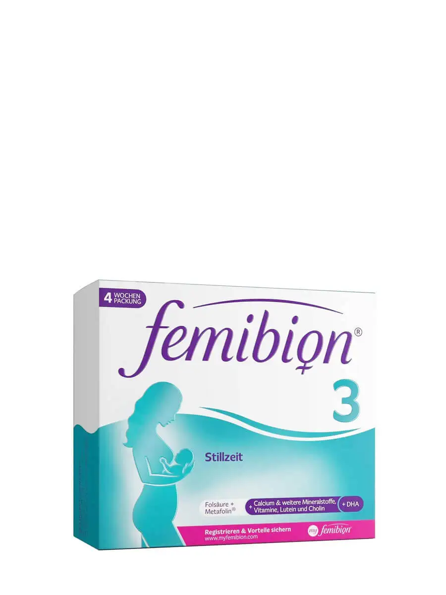 Femibion 3 lactation 28 tablets and 28 capsules-vitamins for breastfeeding. With folic acid.