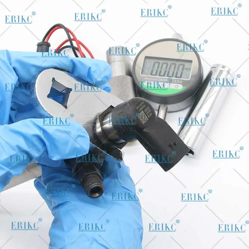 ERIKC for Siemens VDO Piezo Diesel CR Injector Armature Lift Test Measuring Tool B61 B60 Gaskets Shims Adjusting Washer E1023613