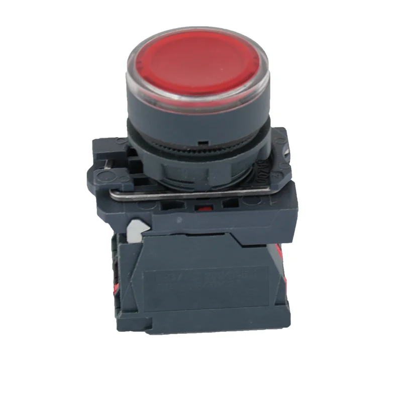 Illuminated Push Button Switch Momentary Switch With Integral LED LA68S SB5 XB5AW34B5 AW33M3 Spring Return Ø22mm