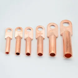 1pc Cable Connector Crimping Type Copper Terminals copper cable terminal Tube DT-10 DT-16 DT-25 DT-35 DT-50 DT-70 mm2