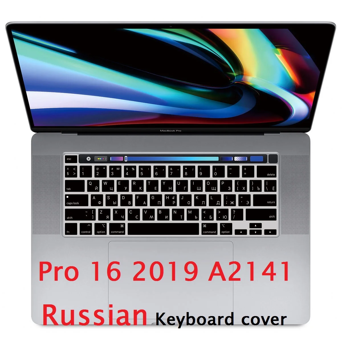 

Мягкая обложка для клавиатуры Macbook Pro 16 2019 A2141, чехол для клавиатуры с русской и английской раскладкой, силиконовая защитная пленка для клавиатуры Pro 16 с русской раскладкой A2141