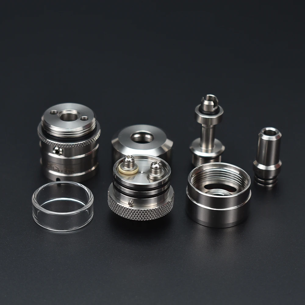 Вспышка-e-Vapor V4.5S + rta атомайзер rta с одной катушкой 4,5 мл 23 мм перестраиваемый резервуар атомайзера 316ss Flash-E-Vapor/FEV rta