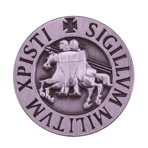 기사단 인감 십자군 솔로몬의 사원 배지