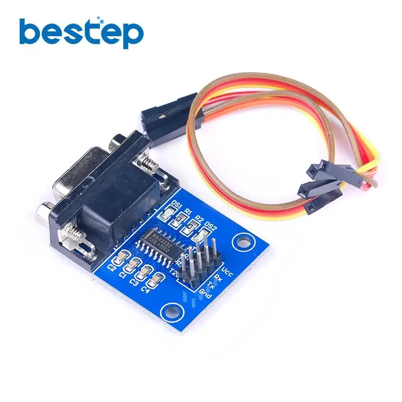 1pcs MAX3232 RS232 to TTL Serial Port Converter Module DB9 Connector MAX232