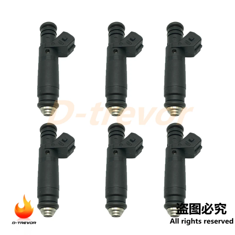 6pcs 630cc Fuel Injector Nozzle For FORD AUDI 60lb LS1 LS6 Mustang 5.0 630cc  EV1 FL114961 FI114961