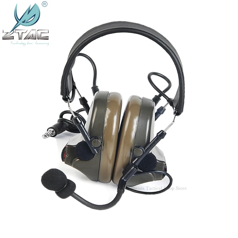 Tactical Headsets Airsoft Headphones Softai Comta II  Active Noise Reduction Two Modes Headph Version Military Active Headset