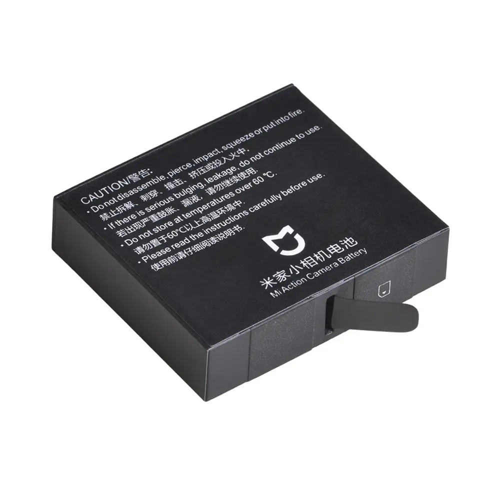 RLDC01FM Battery & Charger For  Xiaomi Mijia 4k Li-ion Polymer Bateria For Xiao Mi Mi Jia Action Mini Camera Parts Accessories