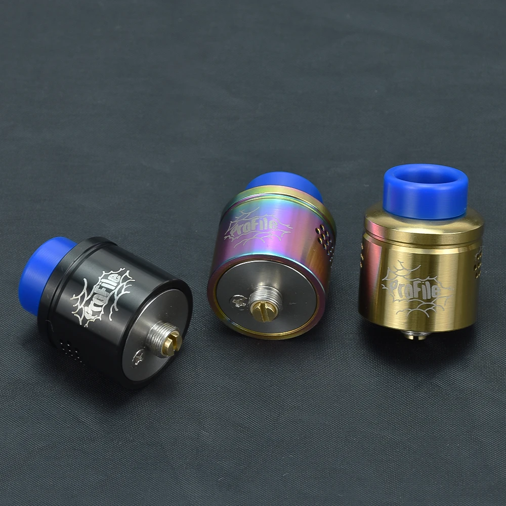 Perfil de vapeo atomizador RDA, bobina de malla de 24mm, tanque de cigarrillos electrónicos con PIN squonk BF para Squonk Mod Mechmod Vaper Smoke.