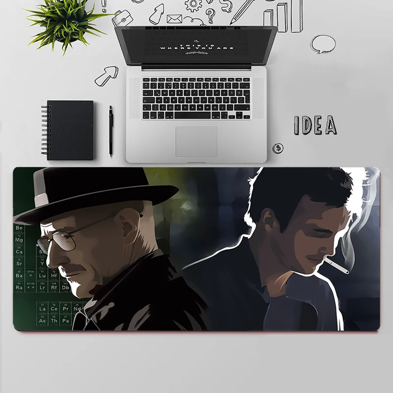 Gaming Mouse Pad Large Mouse Pad PC Gamer Computer Mouse Mat Big Mousepad Breaking Bad XXL Carpet Keyboard Desk Mat Mause Pad