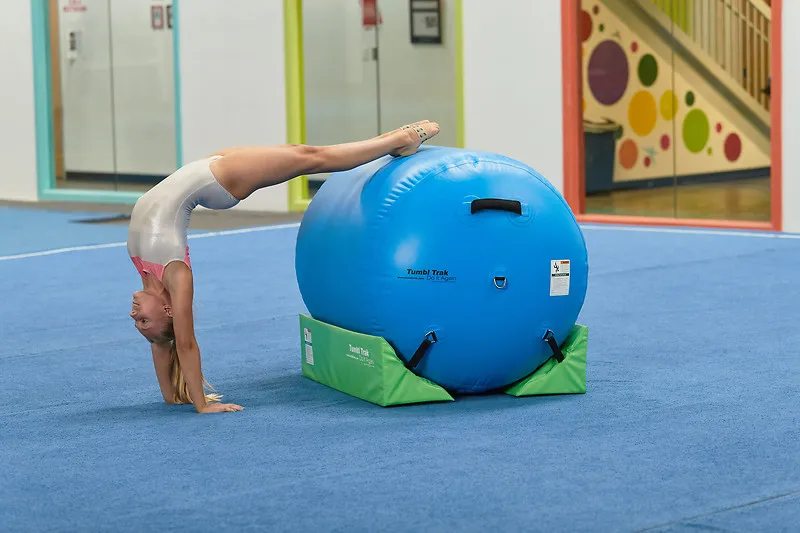 Rodillo de aire inflable de 120x60cm de diámetro, barril de aire inflable, rollo de caída de aire para gimnasio, barril de aire inflable para gimnasia