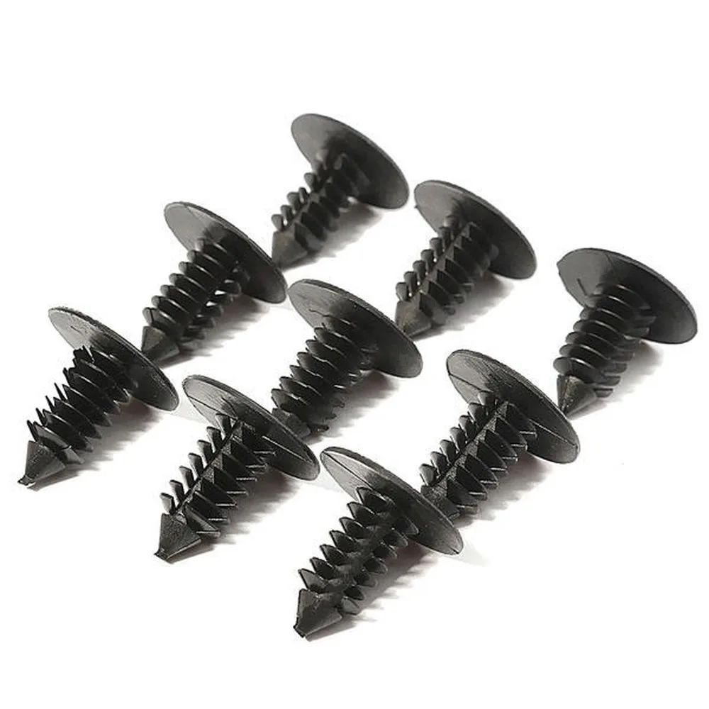 100pcs 20mm Car Auto Pusher Card Buckle Hole Trim Boot Rivets Push Clip Fastener