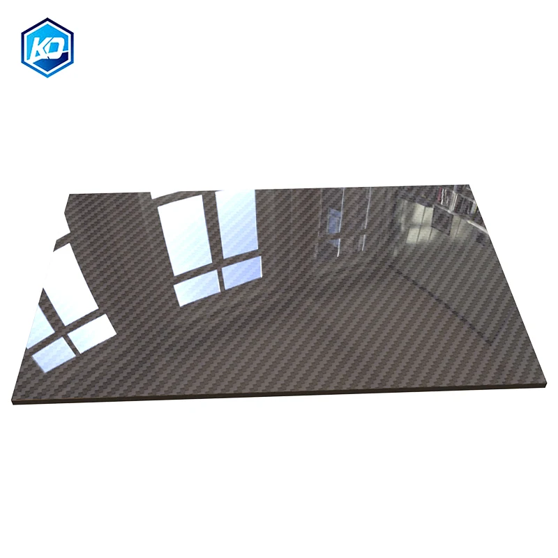 0.25-5MM 95X245mm 3K Surface Twill Matte Glossy Carbon Plate Panel Sheets High Composite Hardness Material  Carbon Fiber Board